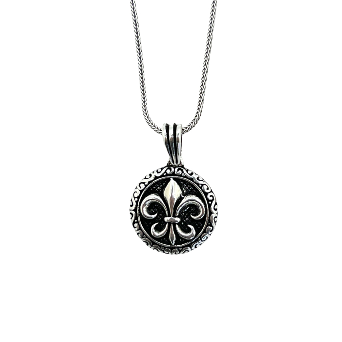 Lant Argint Brooks Fleur de Lis [1]