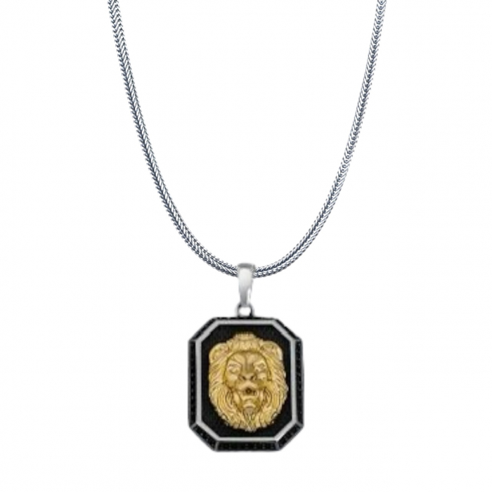 Lant Argint Brooks Gold Lion [1]