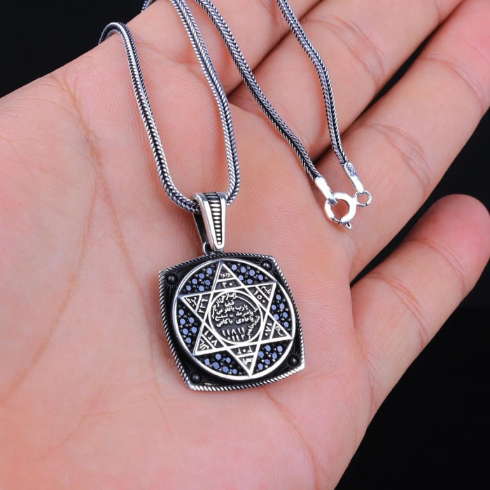 Lant Argint Brooks Star of David [3]