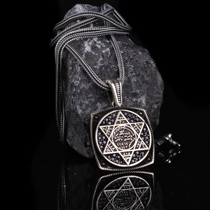 Lant Argint Brooks Star of David [2]