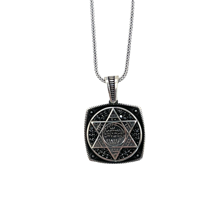 Lant Argint Brooks Star of David [4]