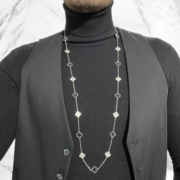 Lant Barbati 20 BlackSilver Clover Waterproof 90 CM [2]