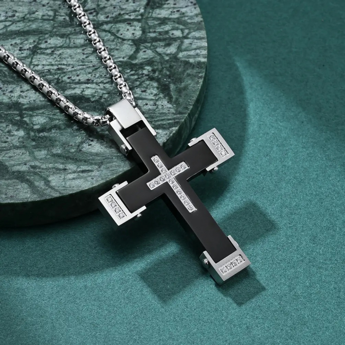 Lant Brooks Contemporan Cross Diamonds [2]