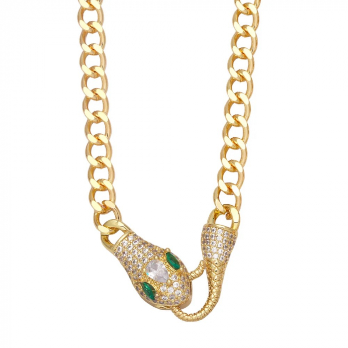 Lant Brooks Cuban Gold Snake Diamonds [1]