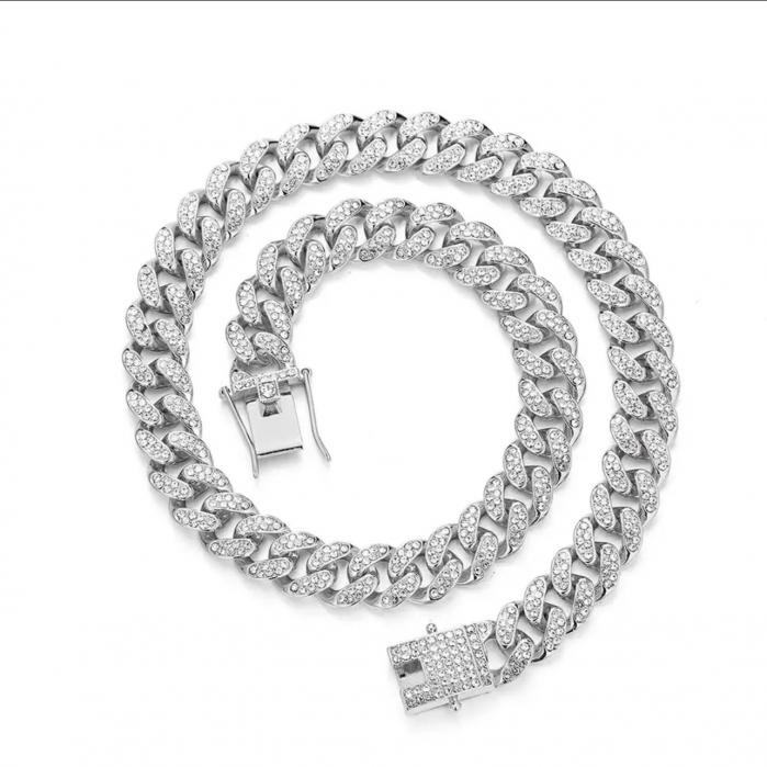 Lant Brooks Cuban Silver Diamonds 12 mm [7]