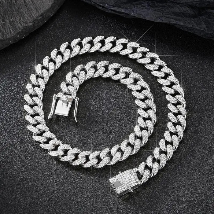 Lant Brooks Cuban Silver Diamonds 12 mm [2]
