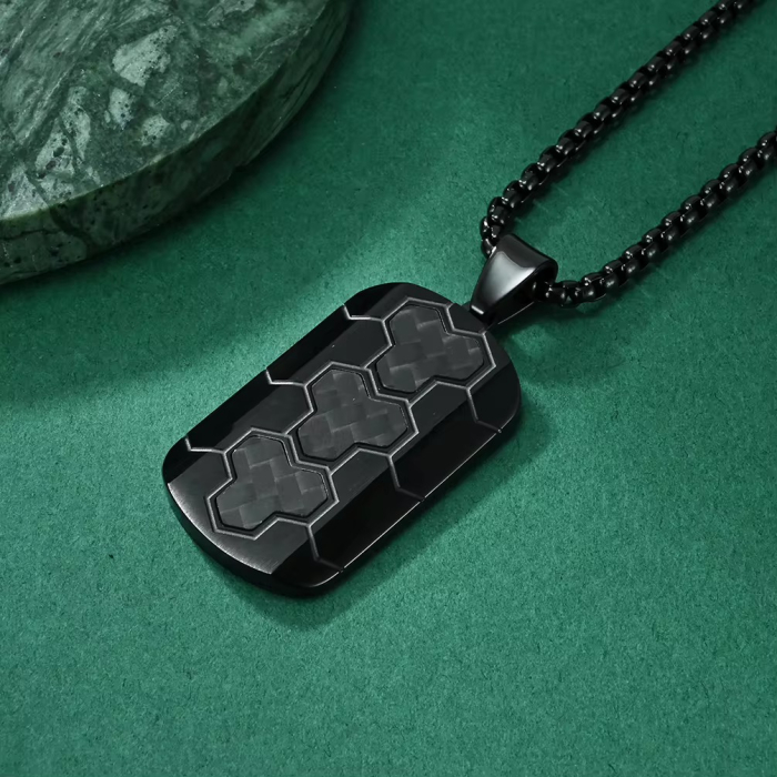 Lant Brooks Exquisite Full Black Abstract Tag [3]