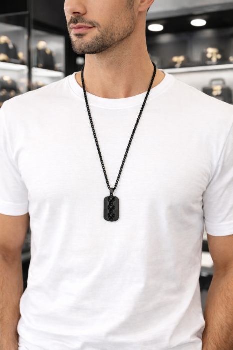 Lant Brooks Exquisite Full Black Abstract Tag [2]