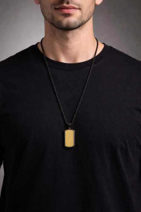 Lant Brooks Exquisite GoldBlack Abstrakt Tag [2]
