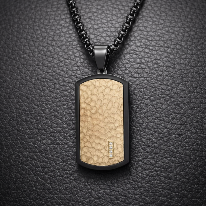 Lant Brooks Exquisite GoldBlack Abstrakt Tag [3]