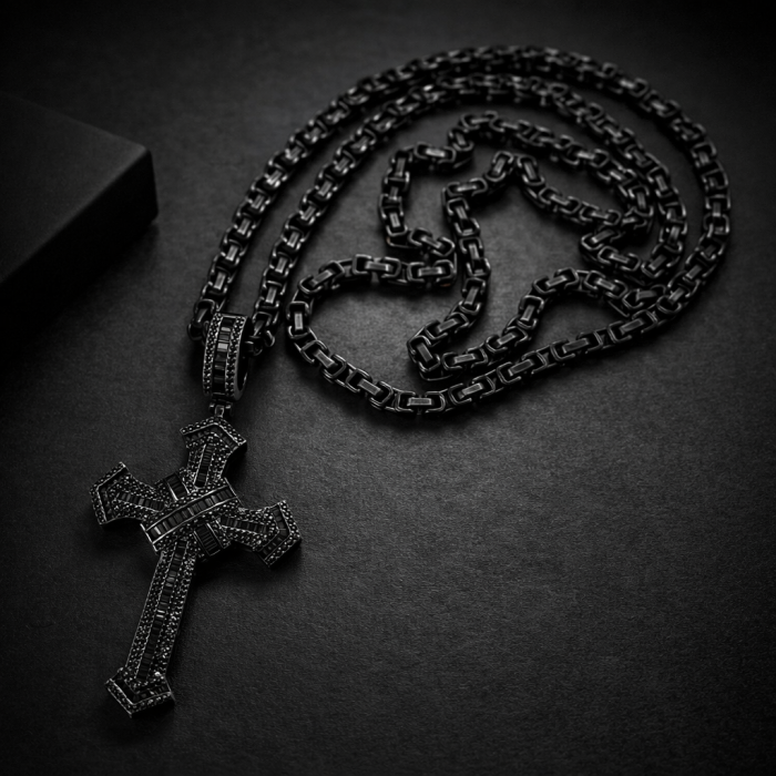 Lant Brooks Full Black Cross [3]