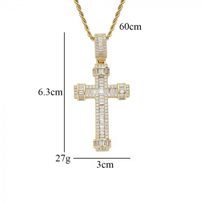 Lant Brooks Gold Cantierre Diamonds Cross [3]