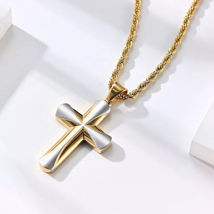 Lant Brooks Gold Cross Pendant [3]