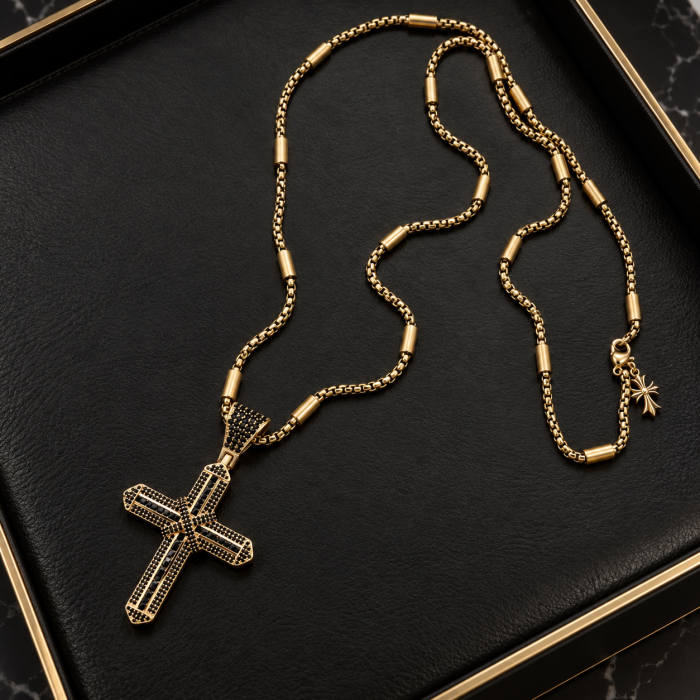 Lant Brooks Gold Diamond Cross Excelsior [3]