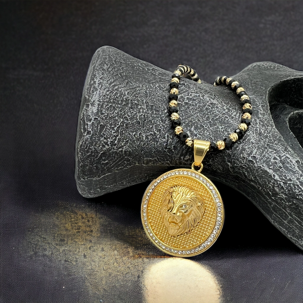 Lant Brooks Gold Diamond Lion [3]