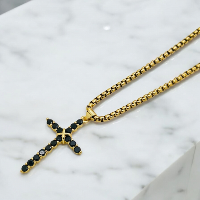 Lant Brooks Gold Tennis Cross [2]