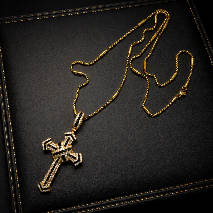 Lant Brooks GoldBlack Exquisite Cross Luxury [3]