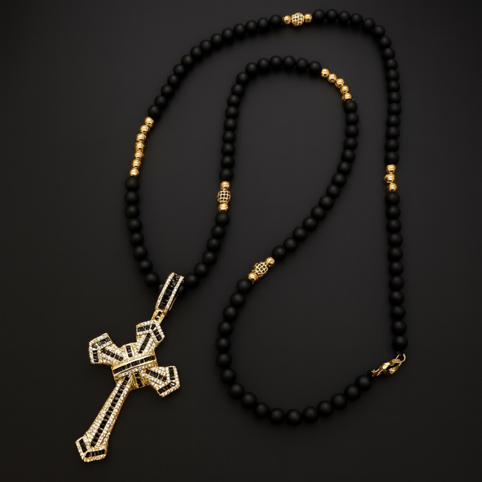 Lant Brooks GoldBlack Exquisite Cross Luxury [4]