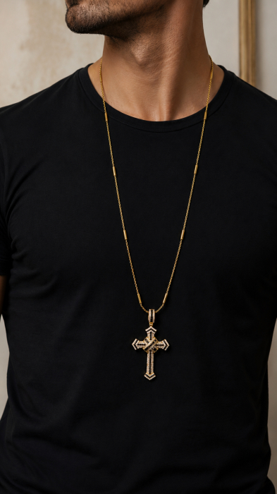 Lant Brooks GoldBlack Exquisite Cross Luxury [2]
