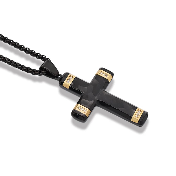 Lant Brooks GoldBlack Luxury Cross [3]