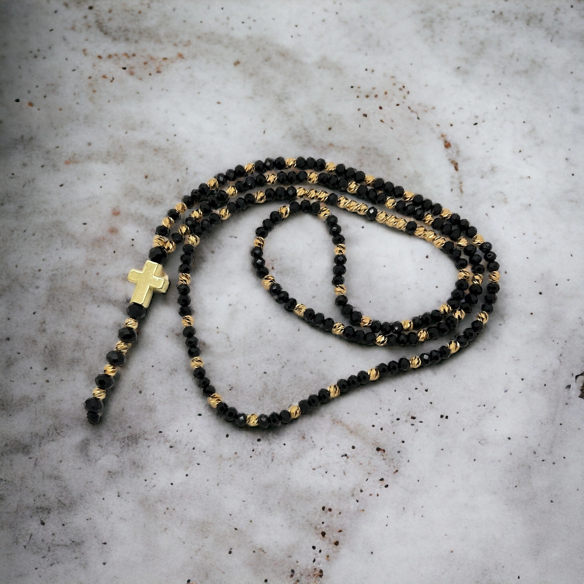 Lant Brooks GoldBlack Rosary [3]