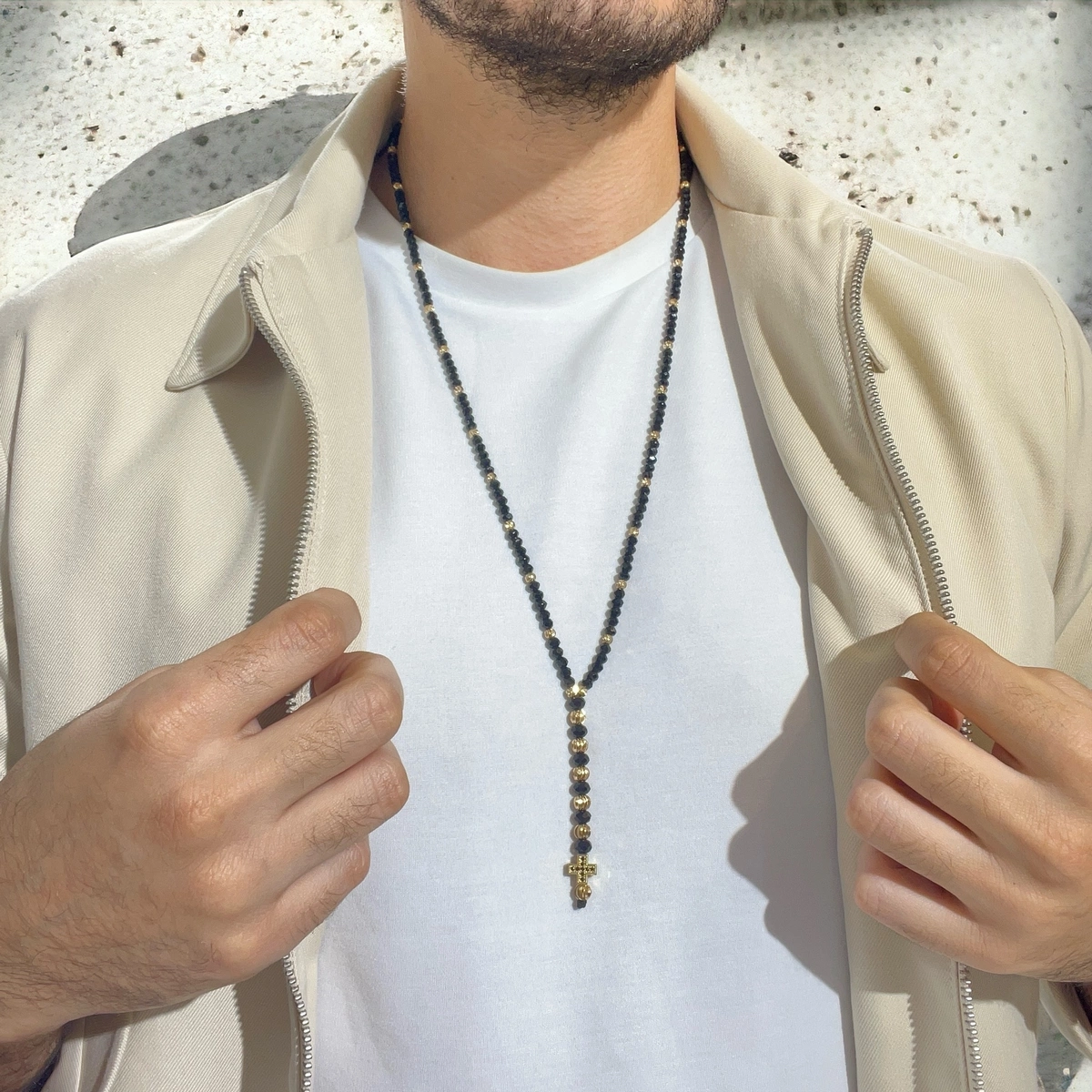Lant Brooks GoldBlack Rosary [4]