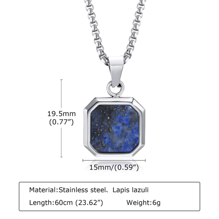 Lant Brooks Lapis Lazuli Blue Stone [5]