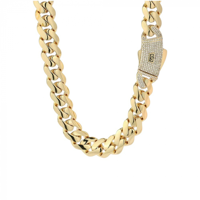 Lant Brooks Monaco Gold 14K Plated 10MM [1]