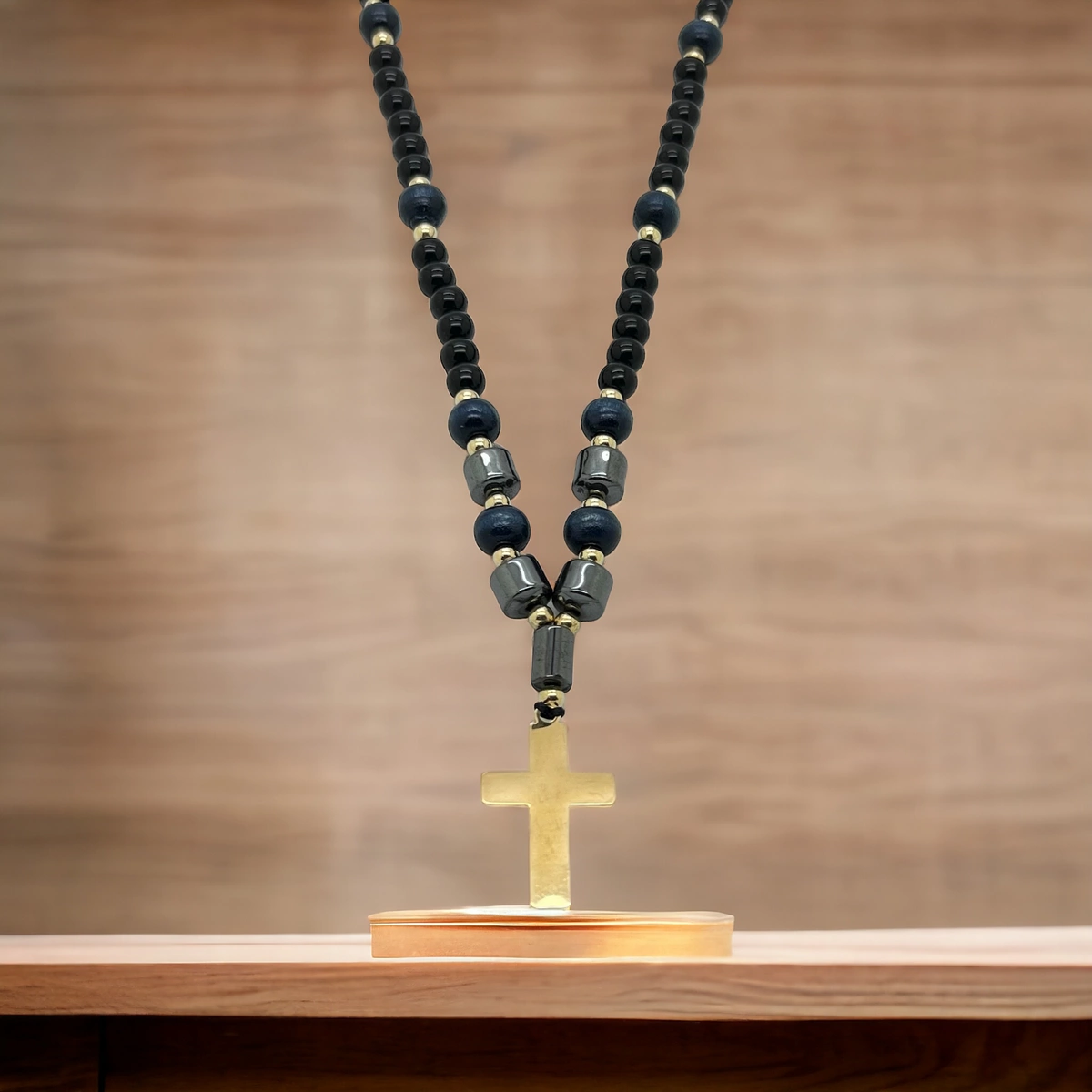 Lant Brooks Rosary Cruce Pietre Naturale [4]