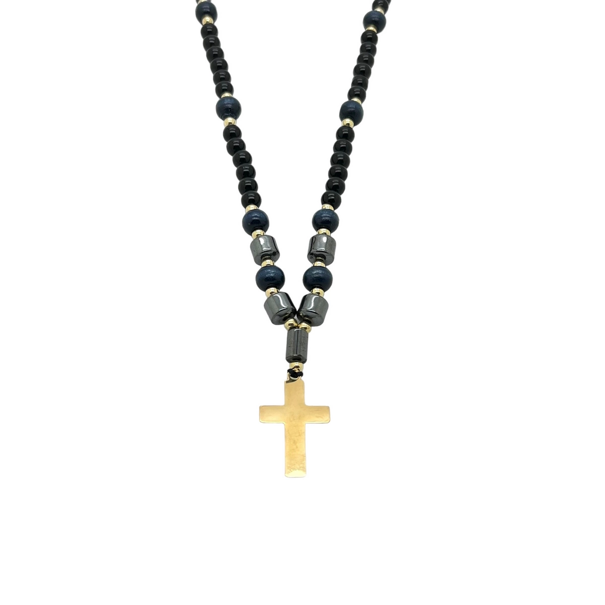 Lant Brooks Rosary Cruce Pietre Naturale [1]