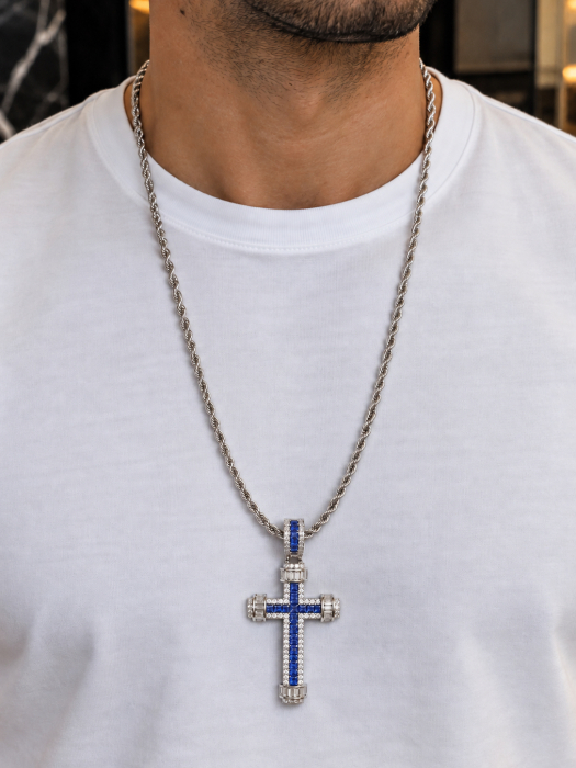 Lant Brooks Royal Blue Cross Diamonds [2]