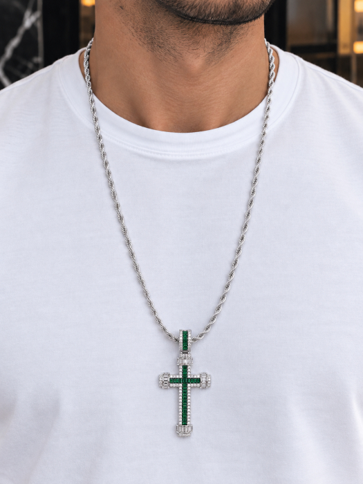 Lant Brooks Royal Green Cross Diamonds [2]