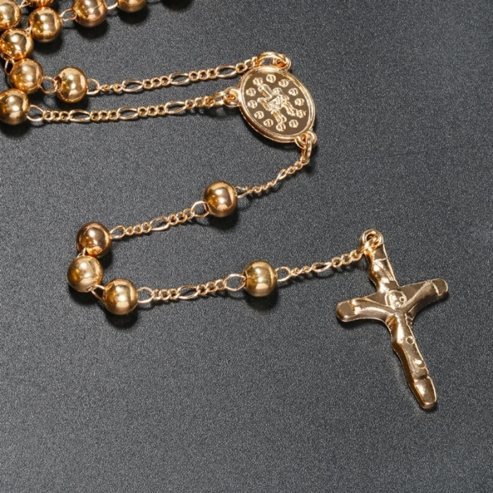 Lant Brooks Rozariu Gold Cross [2]