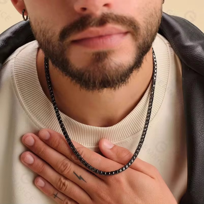 Lant Brooks Tennis Full Black 4 MM Diamonds [2]