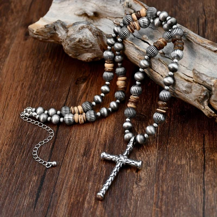 Lant Brooks Vintage Rosary Brown [2]