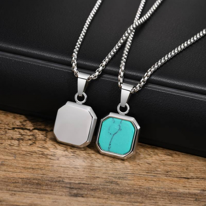 Lant Brooks Waterproof Steel Turcoaz Pendant [3]