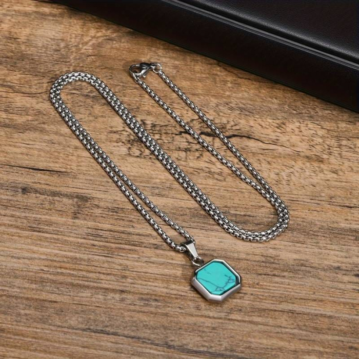 Lant Brooks Waterproof Steel Turcoaz Pendant [4]