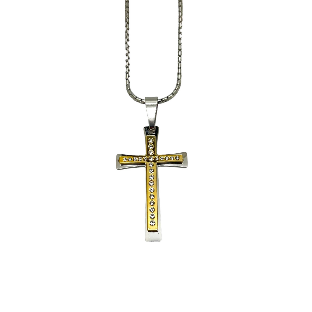 Lant cu pandantiv Brooks Diamond Cross [1]