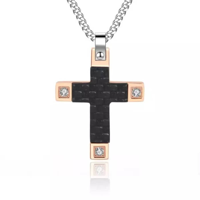 Lant cu pandantiv Brooks Diamond Cross [1]