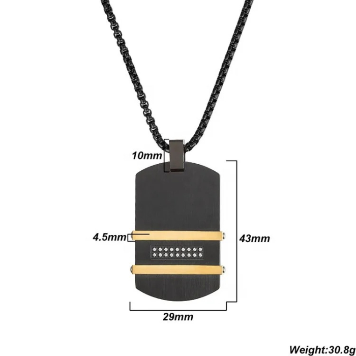 Lant cu pandantiv Brooks Masterpiece Tag [3]