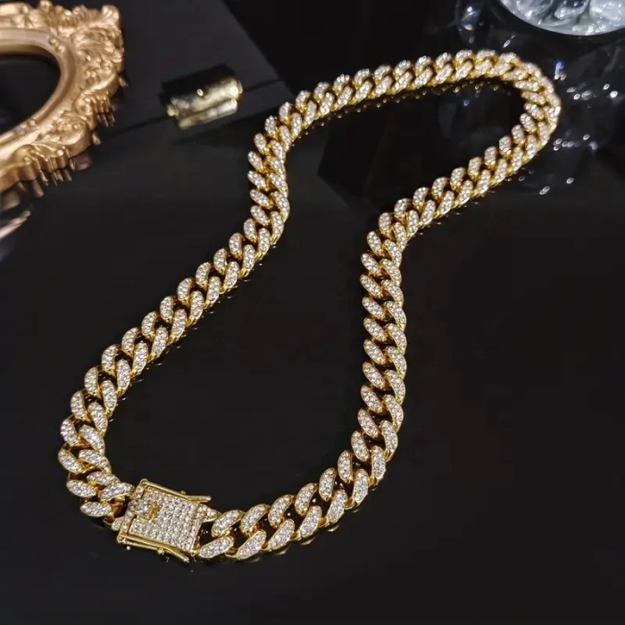 Lant Cuban Gold Diamonds 60 CM [3]