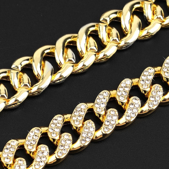 Lant Cuban Gold Diamonds 60 CM [5]