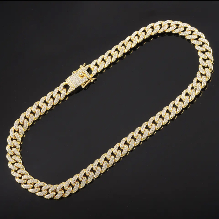Lant Cuban Gold Diamonds 60 CM [2]
