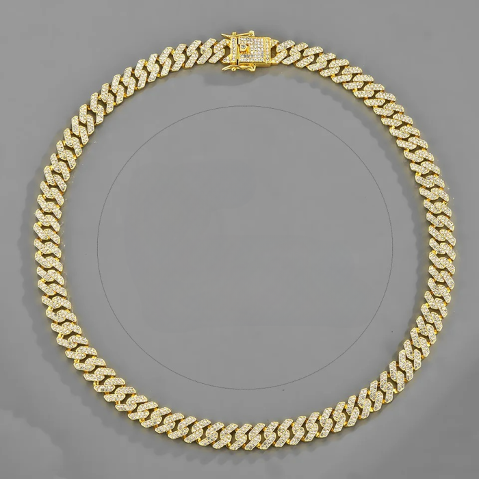 Lant Cuban Gold Full Diamonds [2]