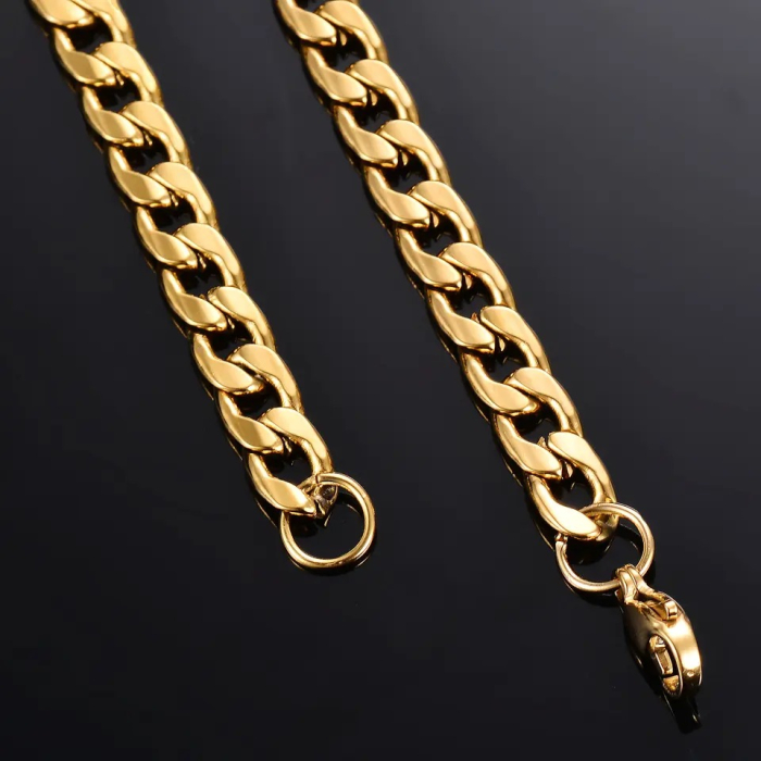 Lant Gold Cuban Stainless Steel 8 mm [4]