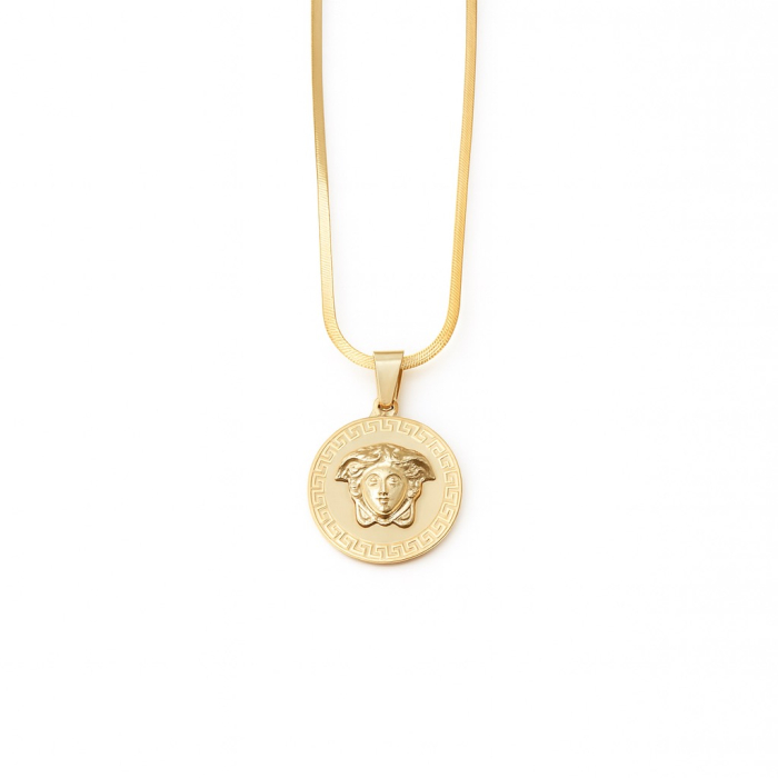 Lant Gold Snake Medusa Coin [1]