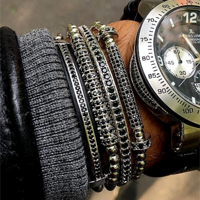 Luxury 4 Masterpiece Silver Bracelets [2]