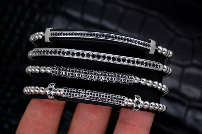 Luxury 4 Masterpiece Silver Bracelets [5]