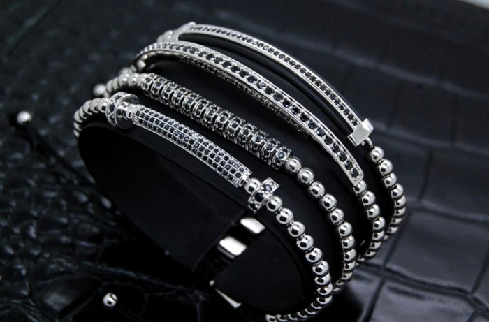 Luxury 4 Masterpiece Silver Bracelets [3]