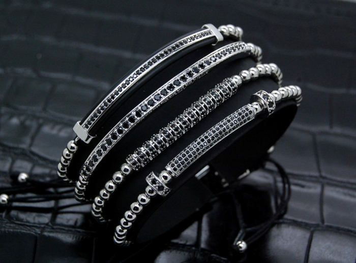 Luxury 4 Masterpiece Silver Bracelets [4]